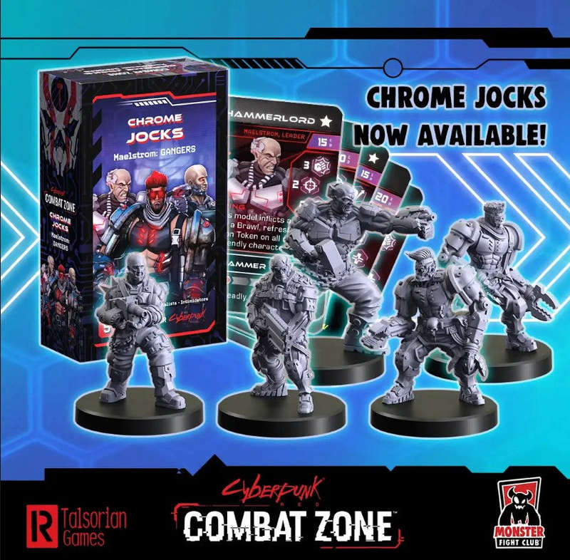 Cyberpunk Red Combat Zone Chrome Jocks (Miniatures)