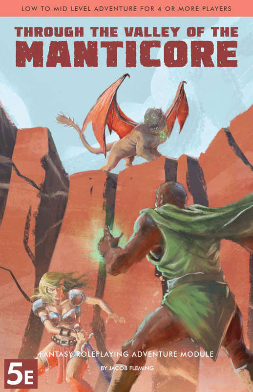 Through the Valley of the Manticore OSE (RPGs)
