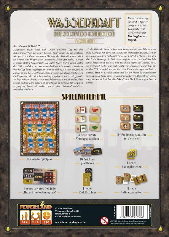 Wasserkraft Colorado Connection (Board Games)