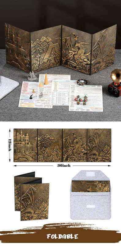 Dungeon Masters Screen Bronze (Dice Sets & Games)
