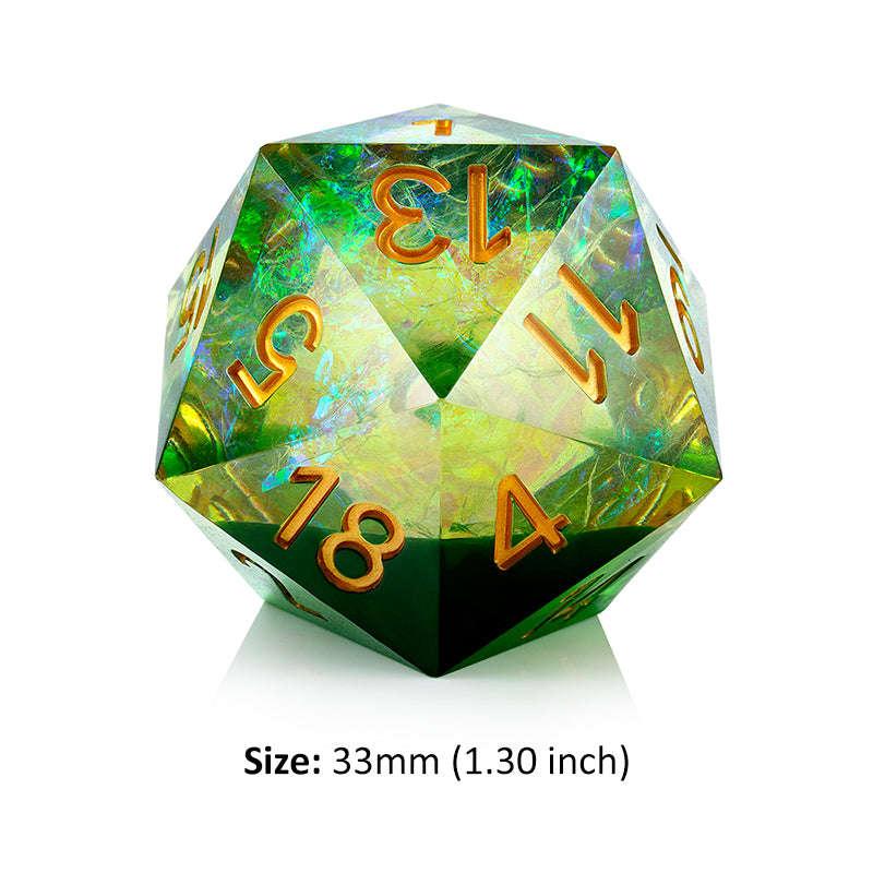 Jumbo D20 Dice Peridot (Dice Sets & Games)
