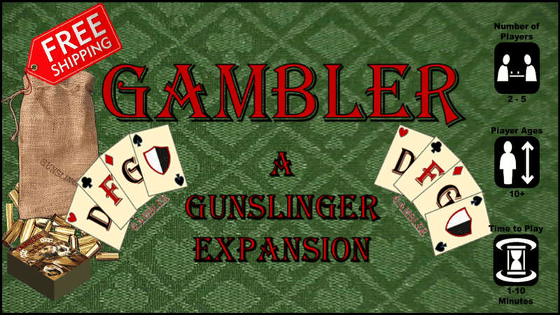 Gunslinger Gambler Expansion (Board Games)