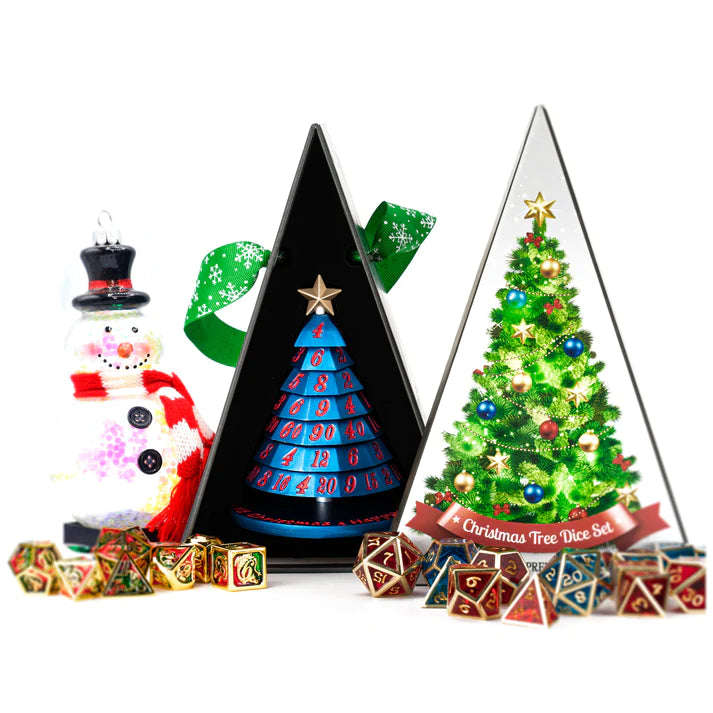 Christmas Tree Dice Blue (Dice Sets & Games)