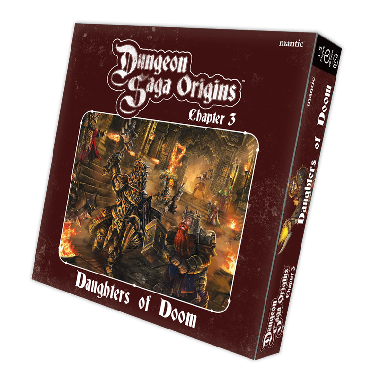 Dungeon Saga Origins Daughters of Doom (Board Games)