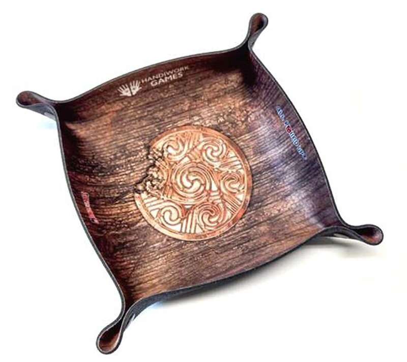 Storm Medallion Handiwork Games Square Folding Dice Tray (Dice Sets & Games)
