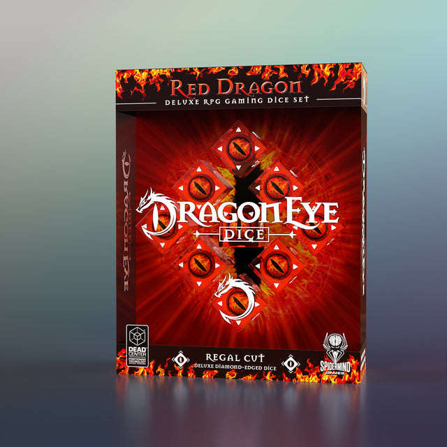 Red Dragon Dice Regal D6 Set (9) (Dice Sets & Games)