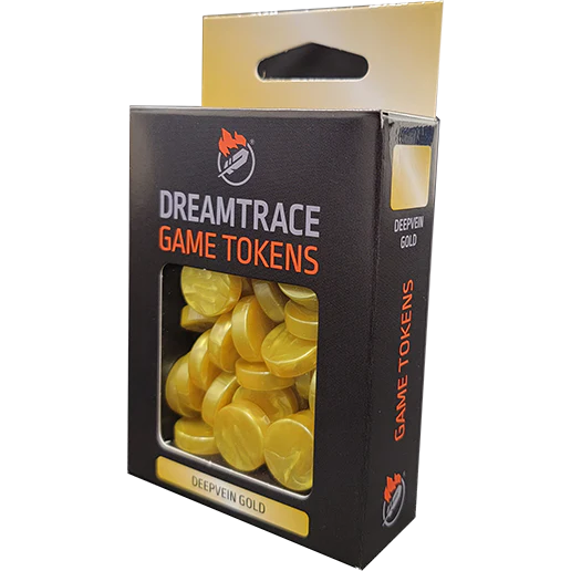 DreamTrace Gaming Tokens Deepvein Gold (Board Games)