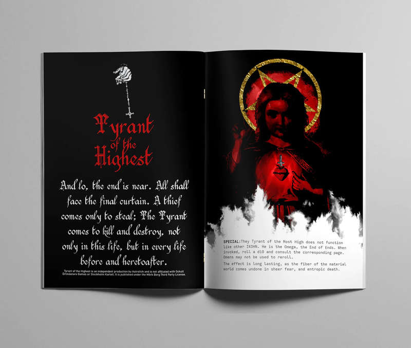 Mörk Borg RPG Astrolich Presents Tyrant of the Highest (RPGs)