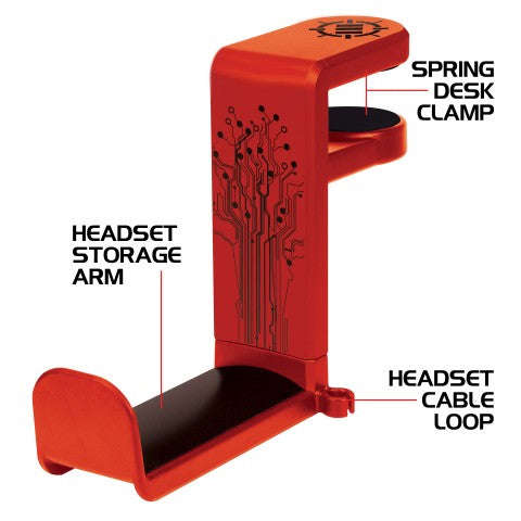 Headphone Mount Red (Board & Card Game Accessories)