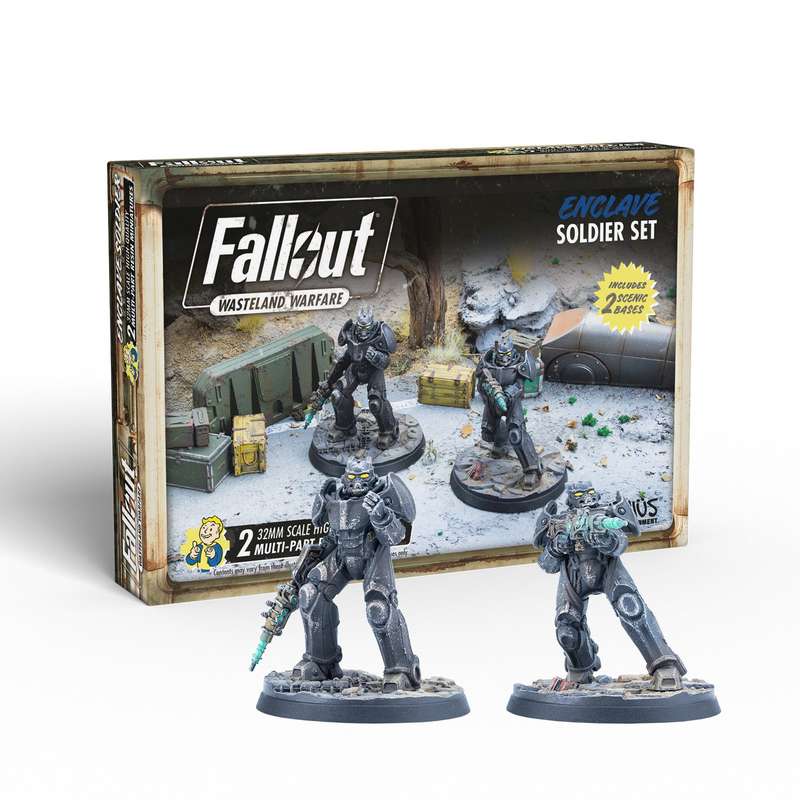 Fallout Wasteland Warfare Enclave Soldier Set (RPGs)