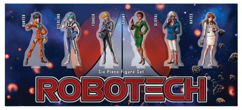 Robotech Attack on the SDF-1 Standees (RPGs)