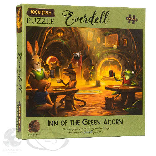Everdell 1000 Piece Puzzle Inn of the Green Acorn (Jigsaw Puzzle)