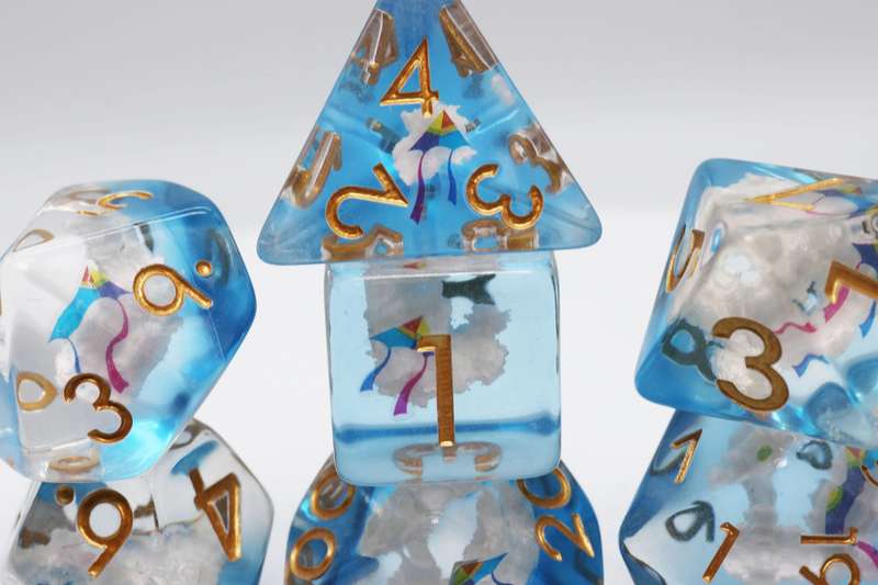 Kite & Clouds RPG Dice Set (7) (Dice Sets & Games)