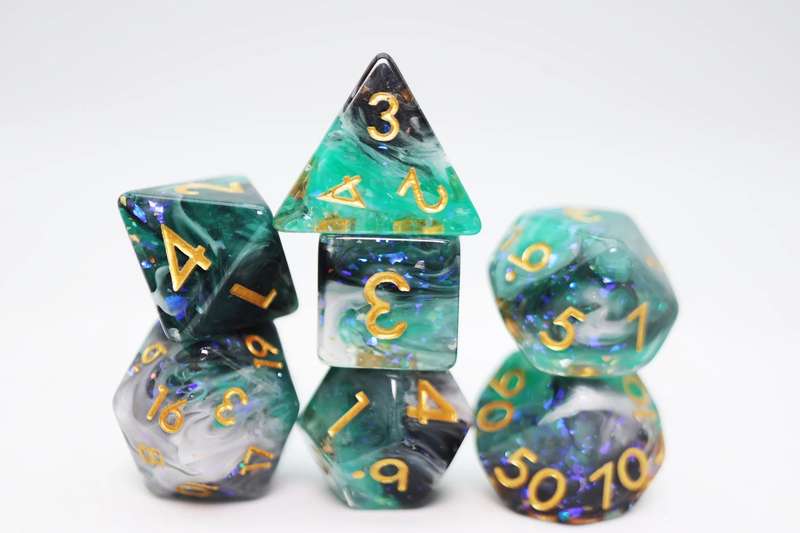 Forest Fog RPG Dice Set (7) (Dice Sets & Games)