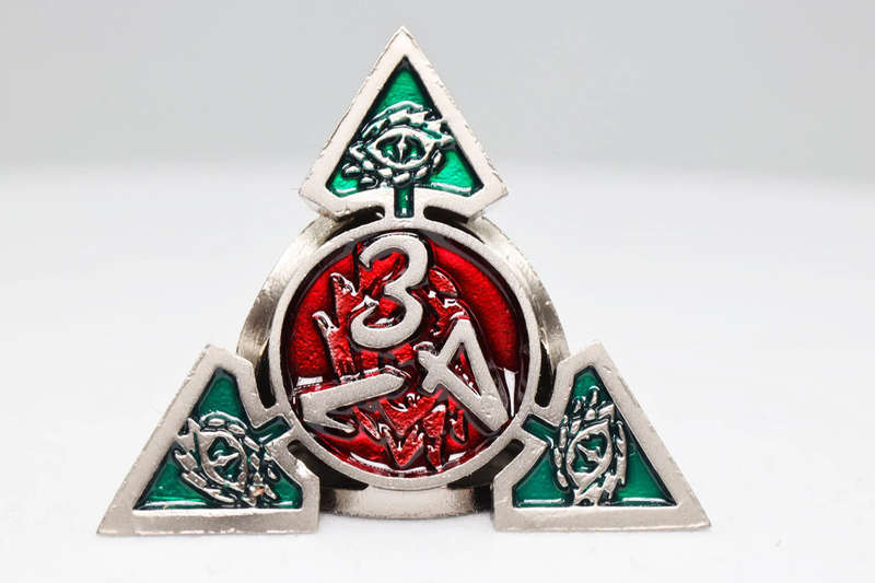 Oculus Bewildered RPG Metal Dice Set (7) (Dice Sets & Games)