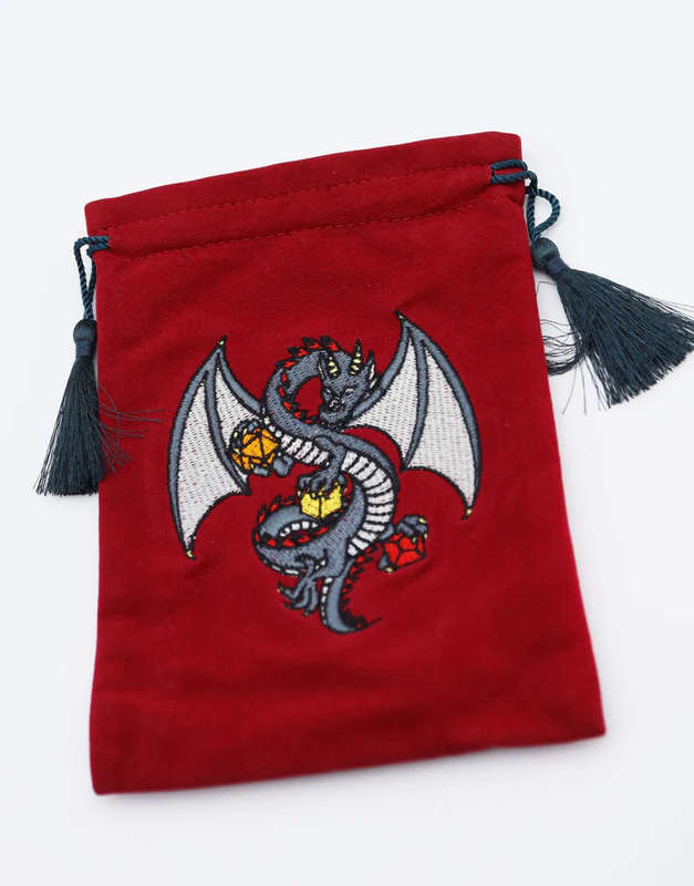 Dice Bag Black Dragon (Dice Sets & Games)
