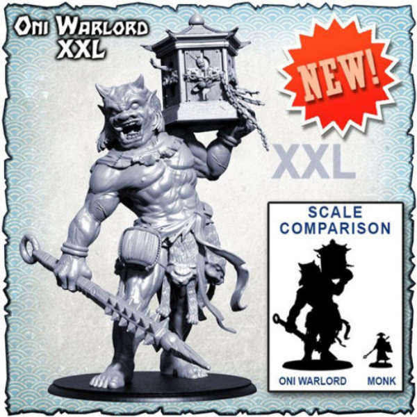 Shadows of Brimstone Deluxe Enemy Pack Oni Warlord XXL (Board Games)