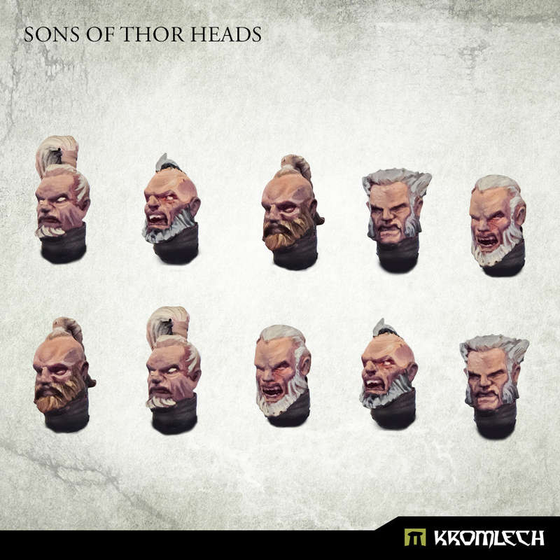 Sons of Thor Heads (Miniatures)