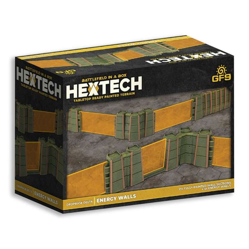 HexTech DropBase Delta Energy Walls (26) (Board & Card Game Accessories)