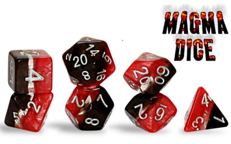 Supernova Dice Magma (Dice Sets & Games)