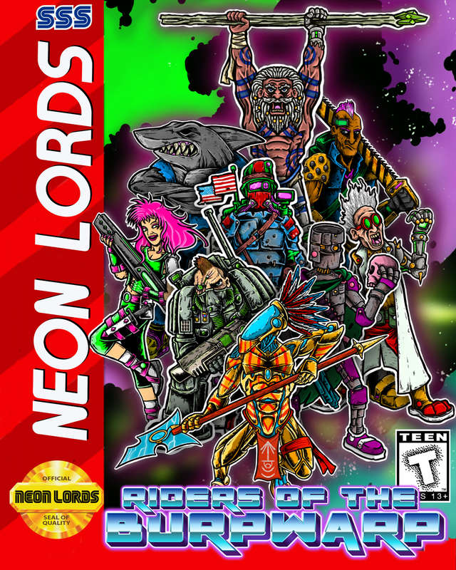 Neon Lords of the Toxic Wasteland RPG Riders of the Burpwarp (RPGs)