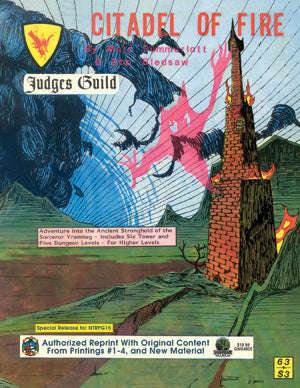 Judges Guild Classic Citadel of Fire (1E Adventure) (RPGs)