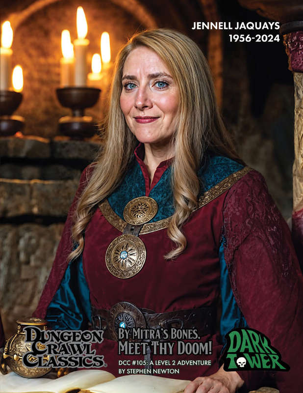 Dungeon Crawl Classics 105 By Mitras Bones Meet thy Doom Jennel Jaquays Variant Cover (RPGs)