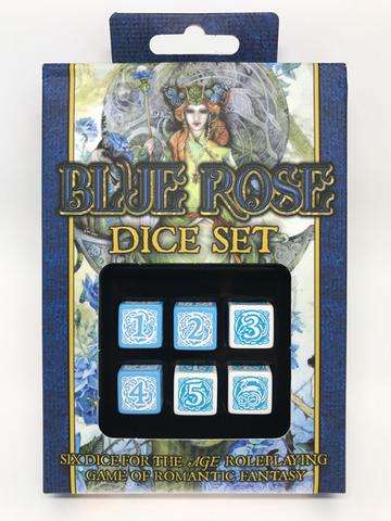 Blue Rose Dice Set (Dice Sets & Games)