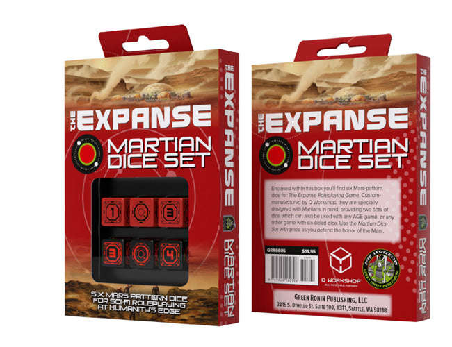 The Expanse RPG Martian Dice Set OOS (RPGs)