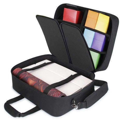 USA Gear XL MTG Deck Box Travel Case Black (Board & Card Game Accessories)