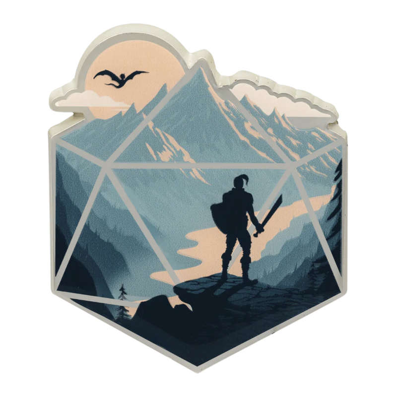 The D20 Champion Pin (Board & Card Game Accessories)