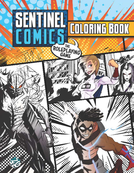 Sentinel Comics The Roleplaying Game Coloring Book (Board Games)