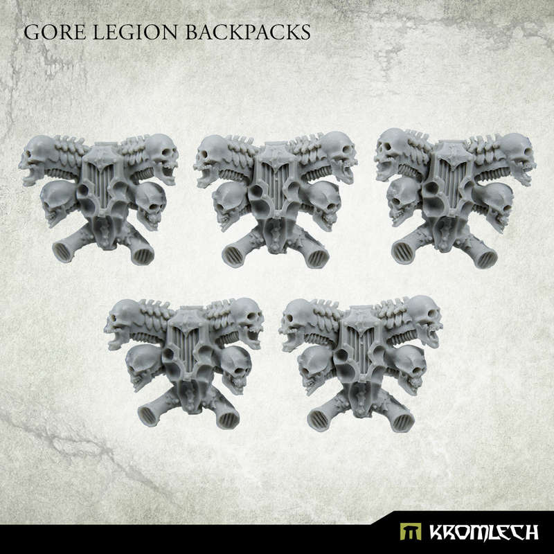 Gore Legion Backpacks (5) (Miniatures)
