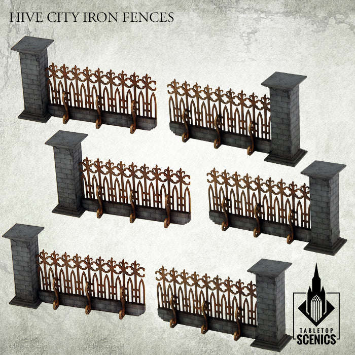 Gothic Spires Hive City Iron Fences (Miniatures)