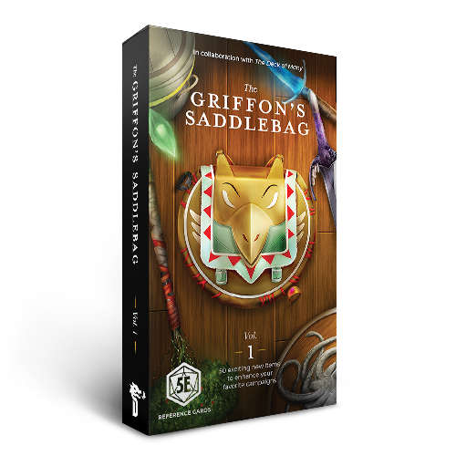 Griffons Saddlebag Vol 1 Reference Cards 5E (RPGs)