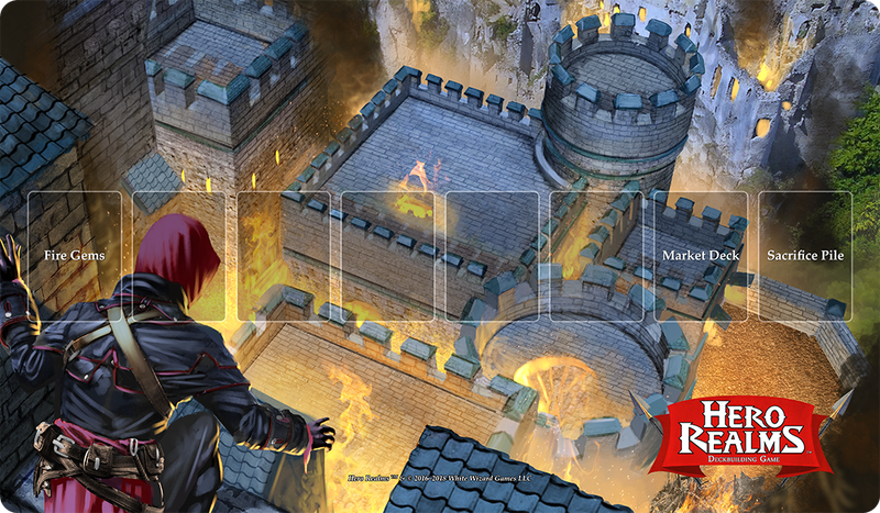Hero Realms Play Mat Fire Bomb (Board Games)