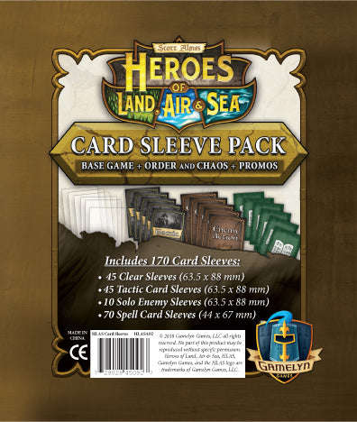 Heroes of Land Air & Sea Sleeve Pack (Card Sleeves)