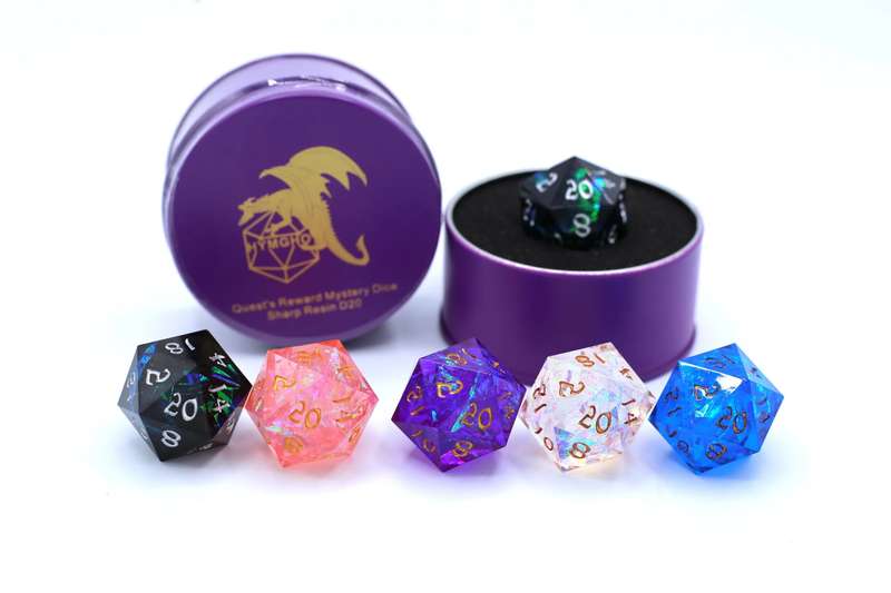 Quests Reward Mystery Dice Sharp Resin D20 (Dice Sets & Games)