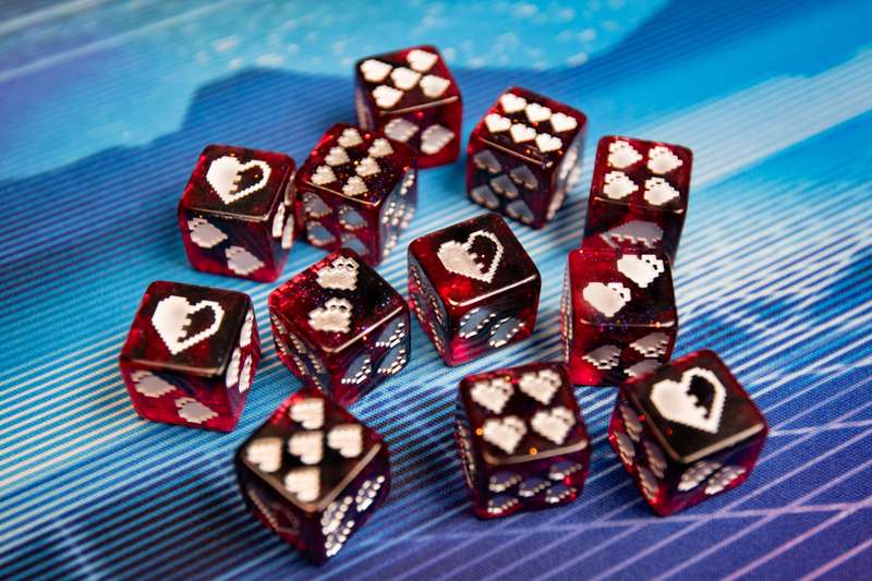 Heart Pip 12d6 (Board & Card Game Accessories)