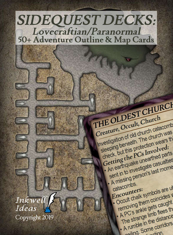 Sidequest Decks: Lovecraftian/Paranormal (RPGs)