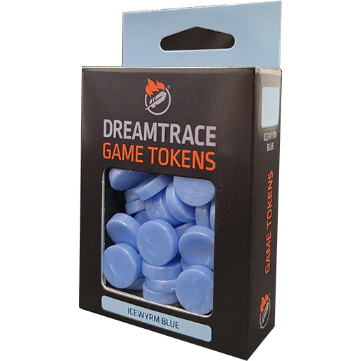 DreamTrace Gaming Tokens Icywyrm Blue (Board Games)