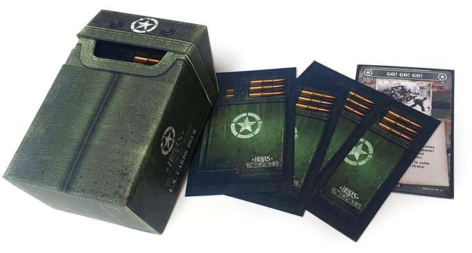Heroes of Normandie V2 US Deck Box & Sleeves OOP (Card Sleeves)
