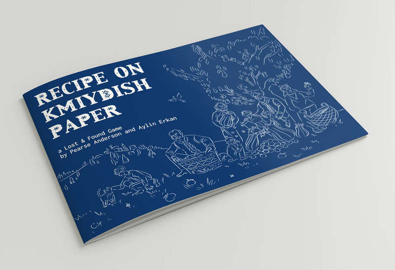 Recipe on Kmiydish Paper RPG (Z0046) (RPGs)