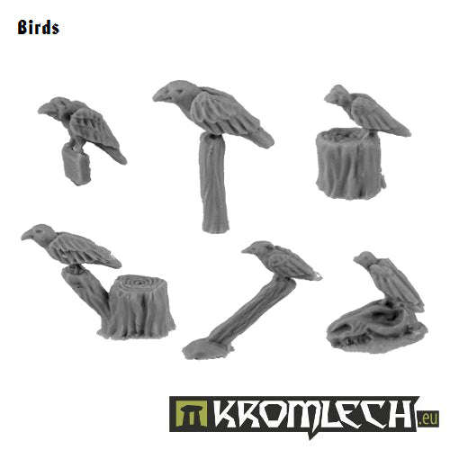 Birds (6) (Miniatures)