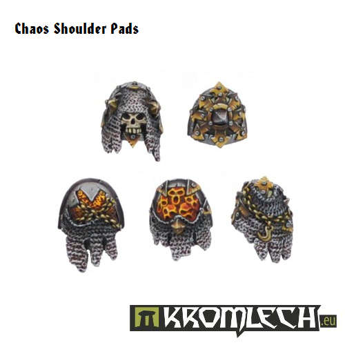 Chaos Shoulder Pads (10) (Miniatures)
