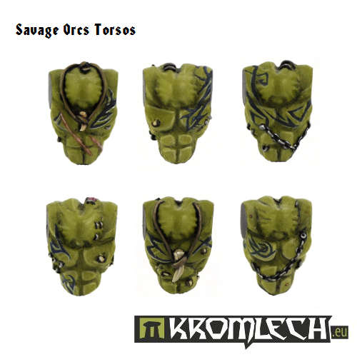 Savage Orcs Torsos (6) (Miniatures)