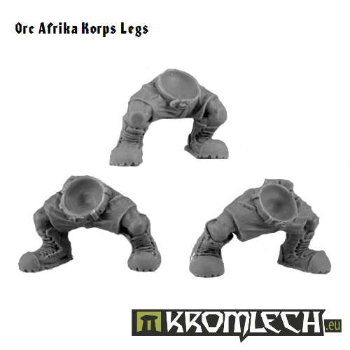 Orc Afrika Korps Legs (6) (Miniatures)