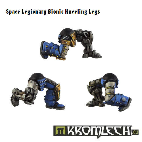 Space Legionary Bionic Kneeling Legs (6) (Miniatures)