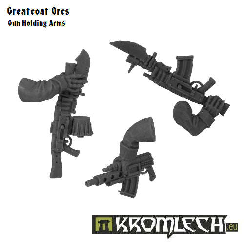 Greatcoats Gun Holding Arms (5) (Miniatures)