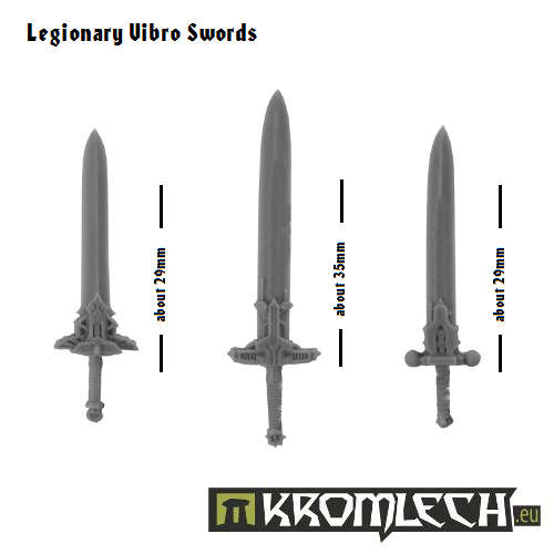 Legionary Vibro Swords (6) (Miniatures)